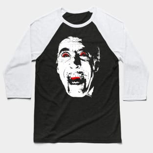 Christopher Lee DRACULA Baseball T-Shirt